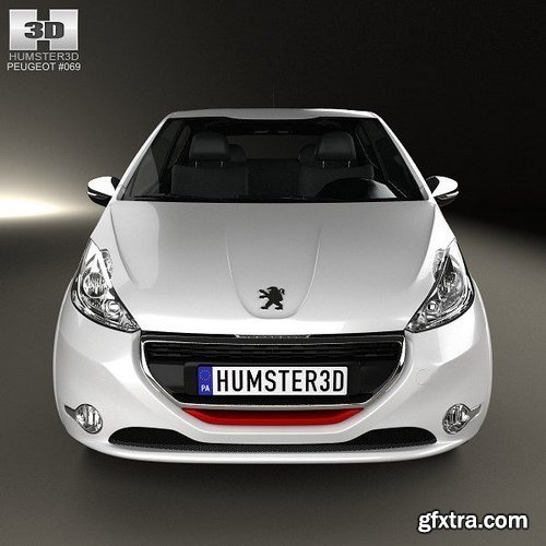 Peugeot 208 GTI 2013 3D Model