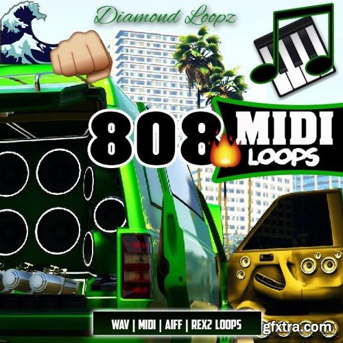 Diamond Loopz 808 Midi Loop Pack WAV MiDi REX AiFF