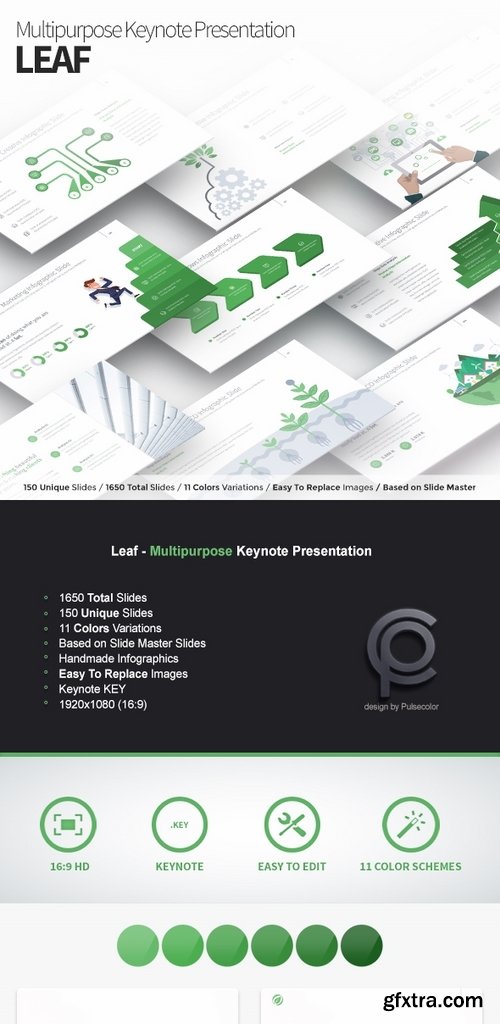 GraphicRiver - Leaf - Multipurpose Keynote Presentation 19649590