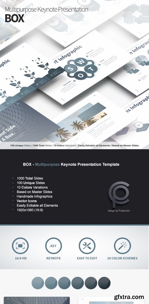 GraphicRiver - BOX - Multipurpose Keynote Presentation Template 21062785