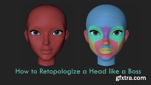 Gumroad -  How to Retopologize a Head like a Boss - Bonus Content