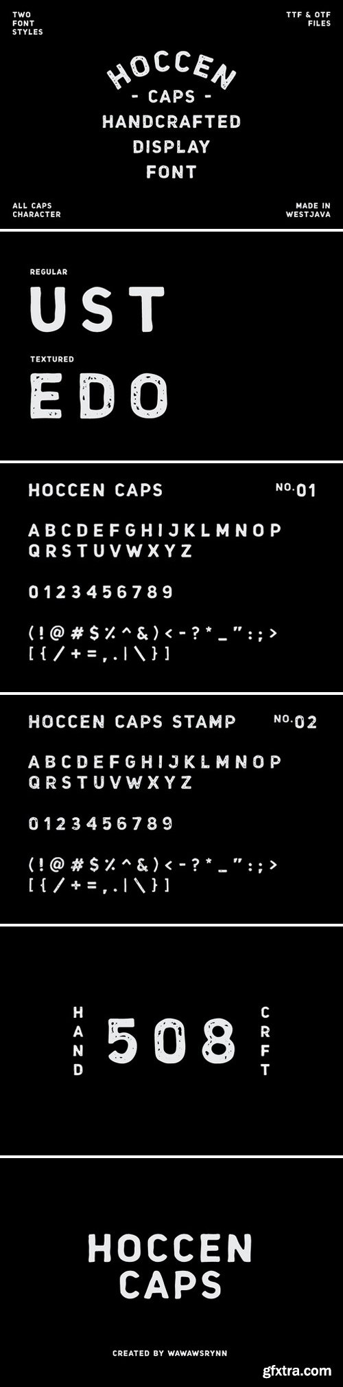 CM - HOCCEN CAPS Display Font 2154016