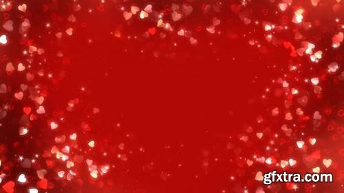 MotionArray -  Hearts Background Motion Graphics 58527