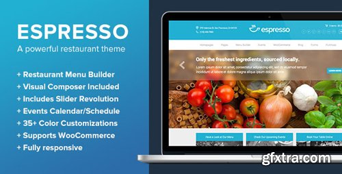 ThemeForest - Espresso v2.0.0 - A WordPress Theme for Restaurants - 6333987