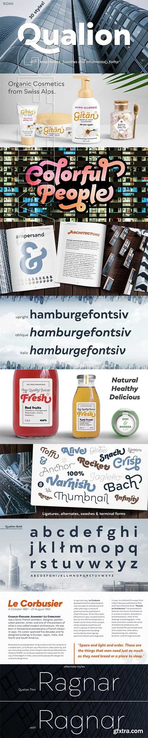 Qualion font family