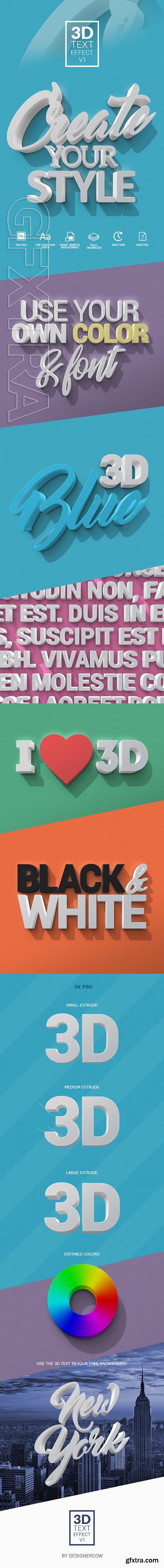 Graphicriver - 3D Text Effect V1 21303810