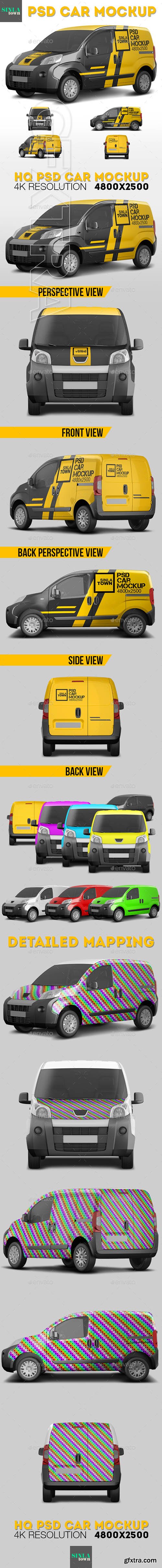 Graphicriver - Realistic PSD Car Mockup 21305928