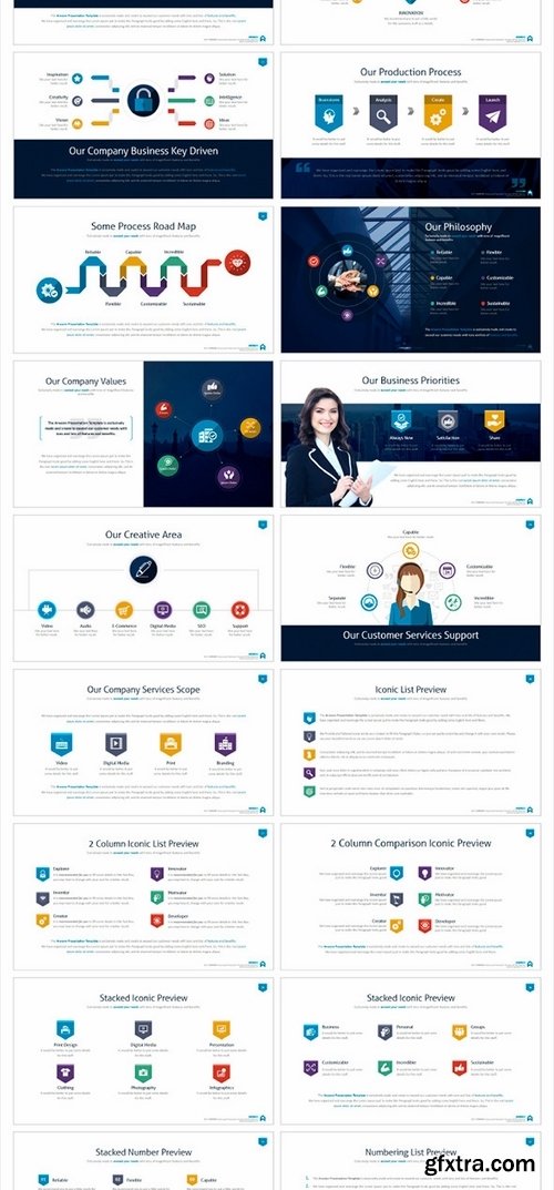 GraphicRiver - Arwenn - Multipurpose PowerPoint Template 14120455