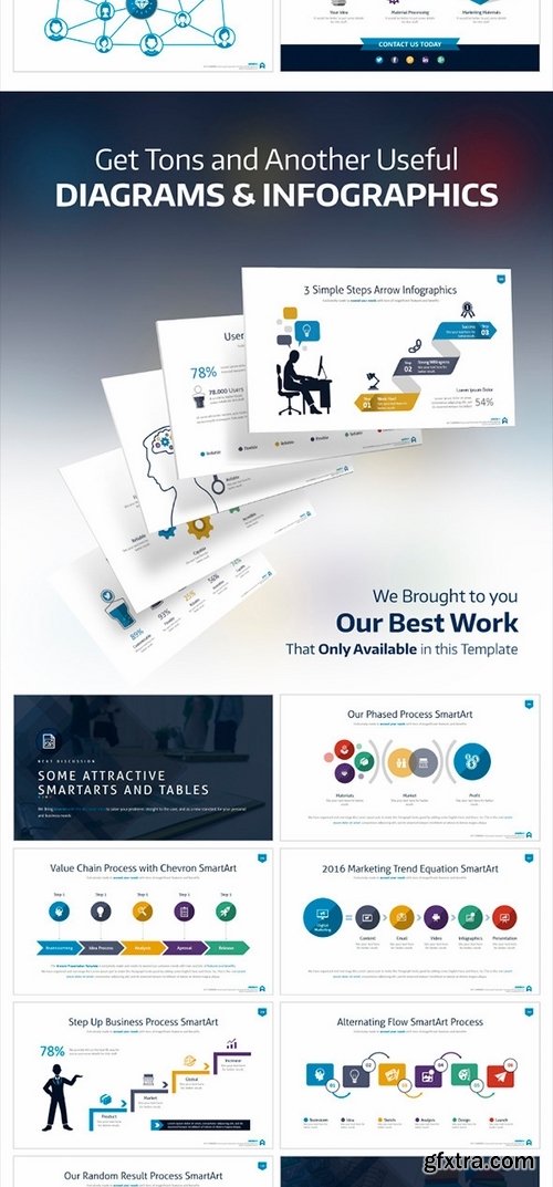 GraphicRiver - Arwenn - Multipurpose PowerPoint Template 14120455