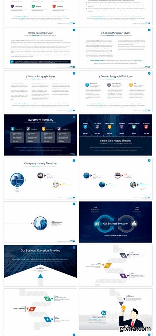 GraphicRiver - Arwenn - Multipurpose PowerPoint Template 14120455