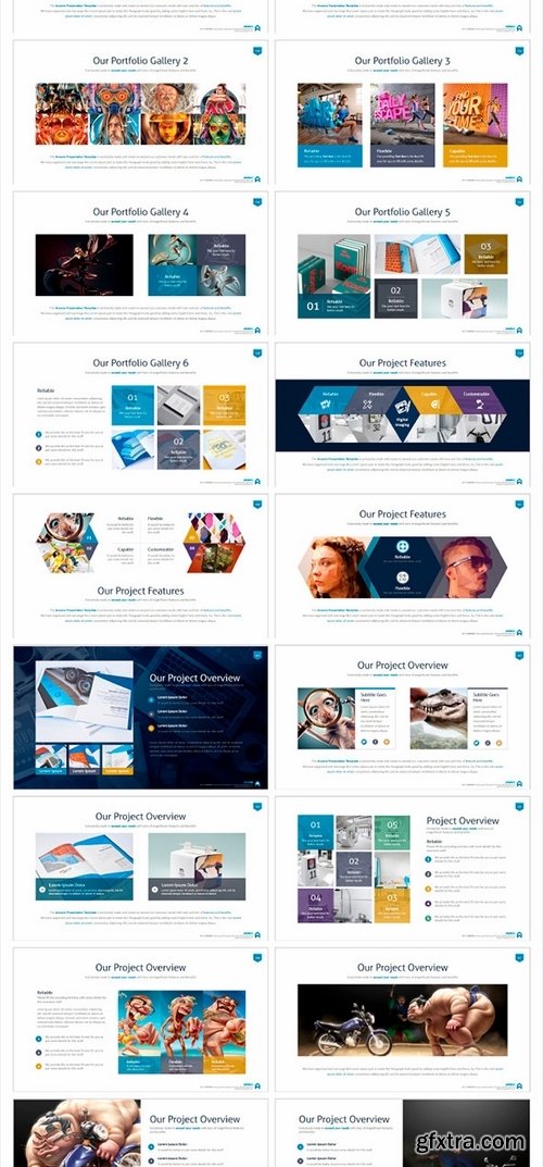 GraphicRiver - Arwenn - Multipurpose PowerPoint Template 14120455