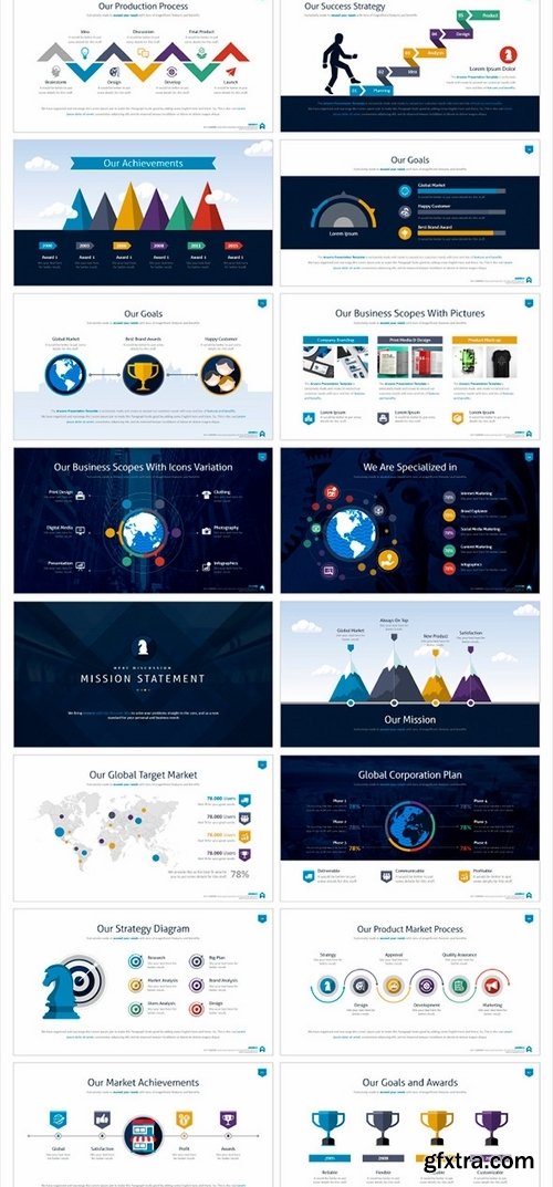 GraphicRiver - Arwenn - Multipurpose PowerPoint Template 14120455