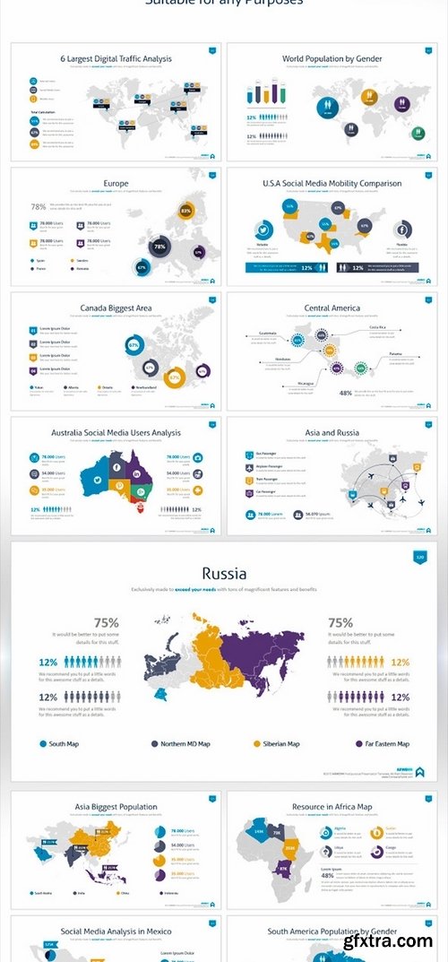 GraphicRiver - Arwenn - Multipurpose PowerPoint Template 14120455