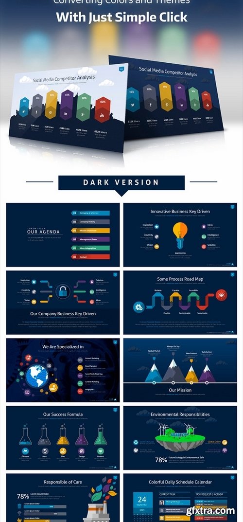 GraphicRiver - Arwenn - Multipurpose PowerPoint Template 14120455