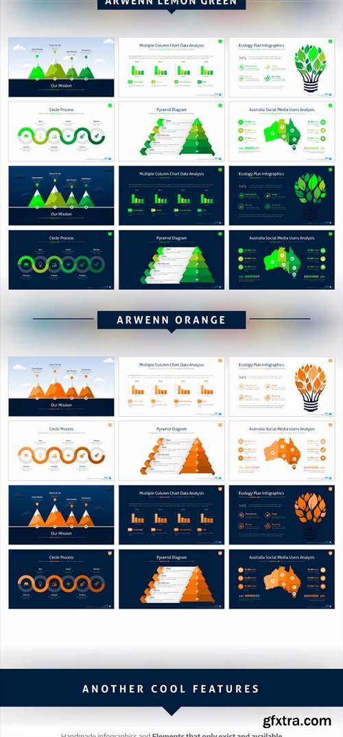 GraphicRiver - Arwenn - Multipurpose PowerPoint Template 14120455