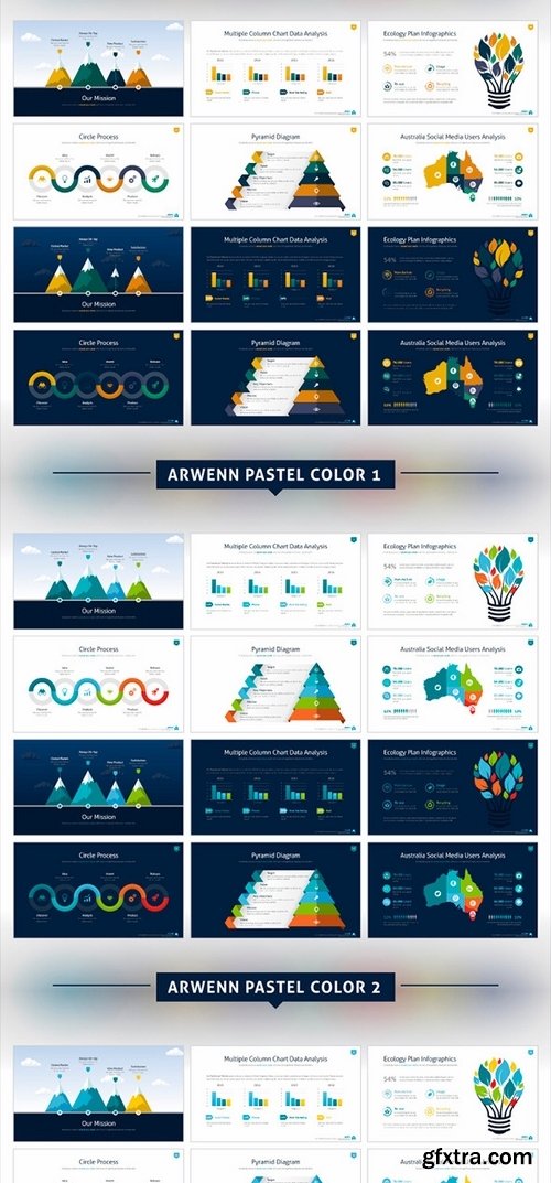 GraphicRiver - Arwenn - Multipurpose PowerPoint Template 14120455