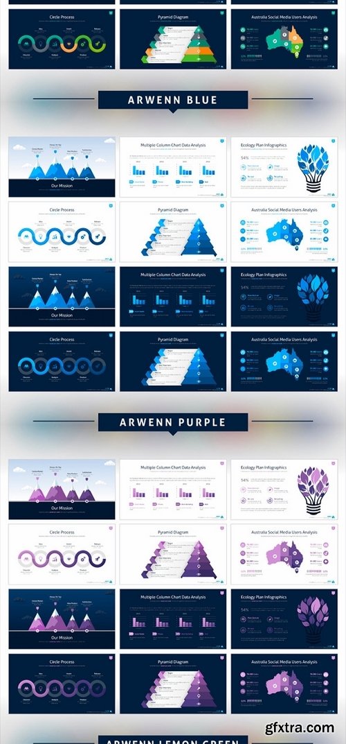 GraphicRiver - Arwenn - Multipurpose PowerPoint Template 14120455