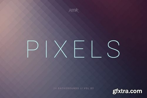 Pixels Pixelated Backgrounds Vol 02