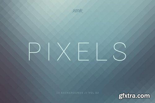 Pixels Pixelated Backgrounds Vol 02