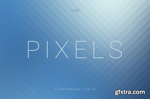 Pixels Pixelated Backgrounds Vol 02