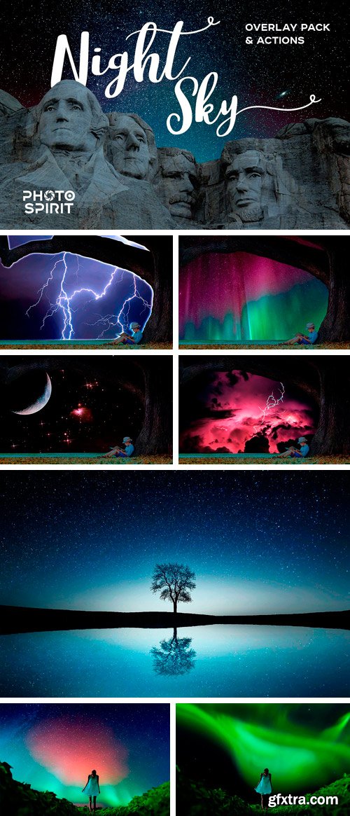 CM - Night Sky Background Overlays 2181879