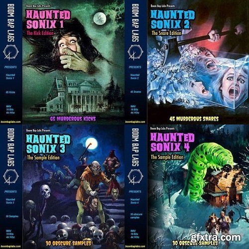 Boom Bap Labs Haunted Sonix Vol 1-4 WAV