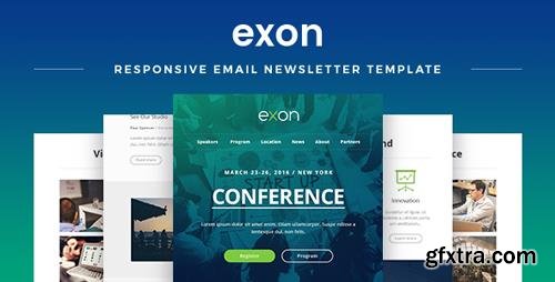 ThemeForest - Exon v1.4 - Responsive Email Newsletter Template - 16197038
