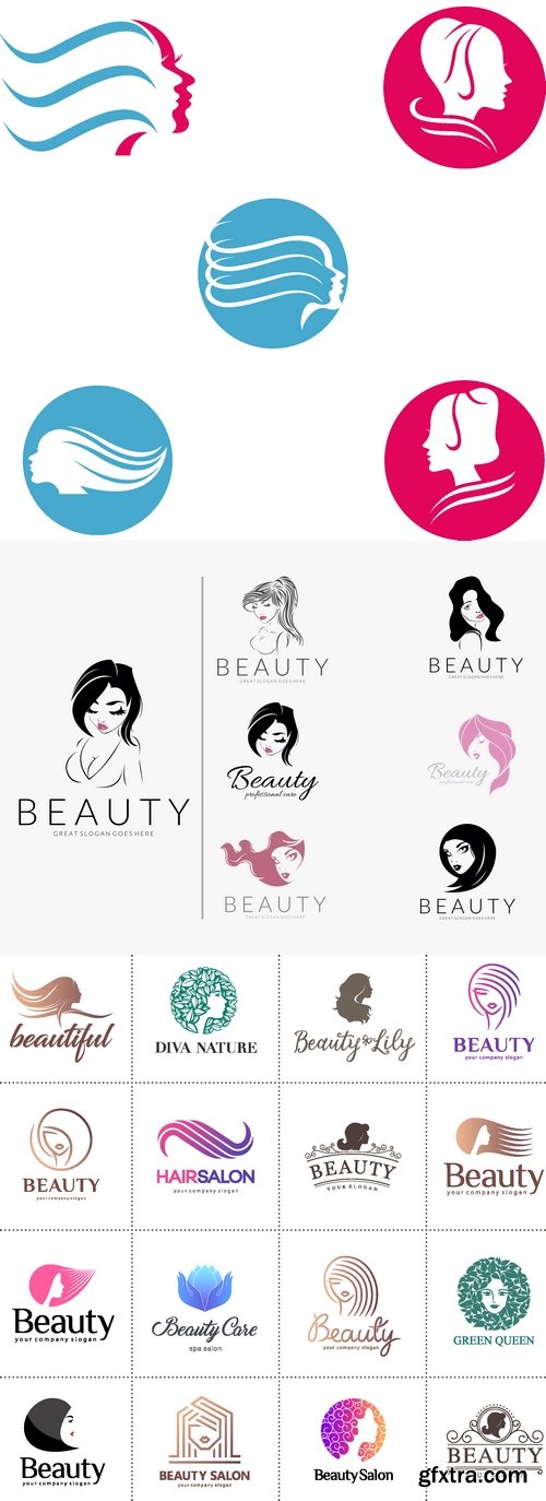 Vectors - Beauty Saloon Logotypes 8
