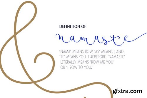 Namaste Font Family