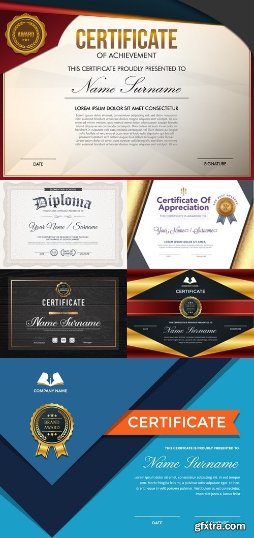 Vectors - Certificate Templates 60