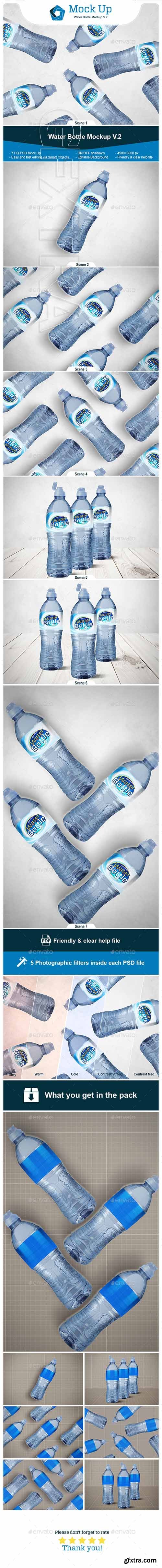 Graphicriver - Water Bottle Mockup V.2 21312543