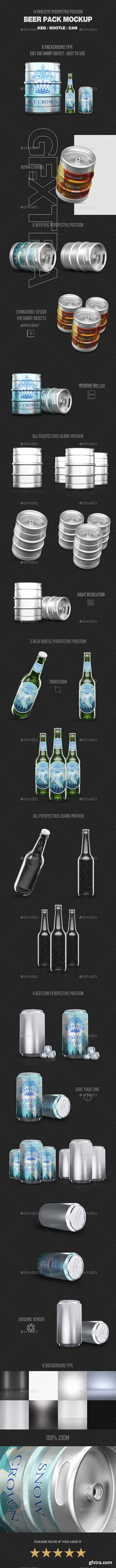 Graphicriver - Beer Pack Mock-Up 21285058