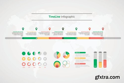 TIMELINE INFOGRAPIC SET #25