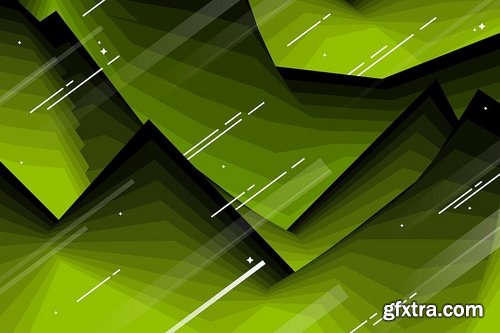 Abstract Polygonal Fractures Backgrounds