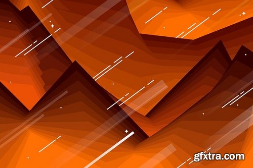 Abstract Polygonal Fractures Backgrounds