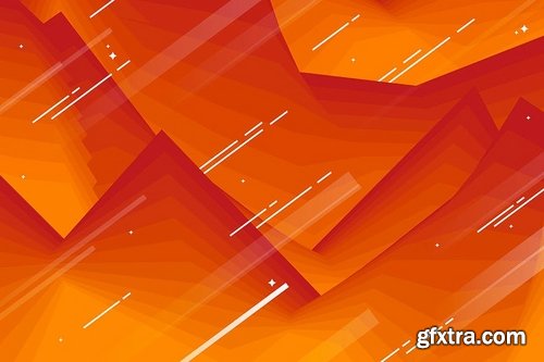 Abstract Polygonal Fractures Backgrounds