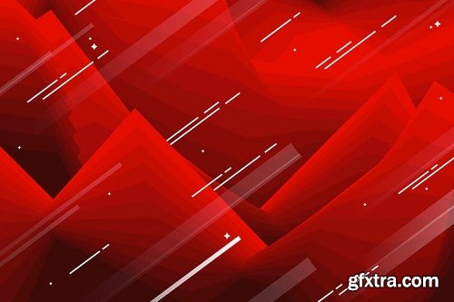 Abstract Polygonal Fractures Backgrounds