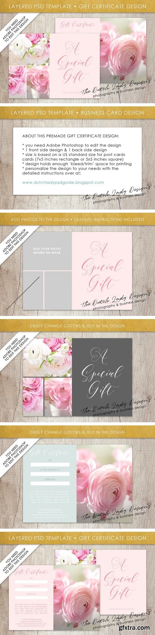 CM - PSD Photo Gift Card Template #2 1929759