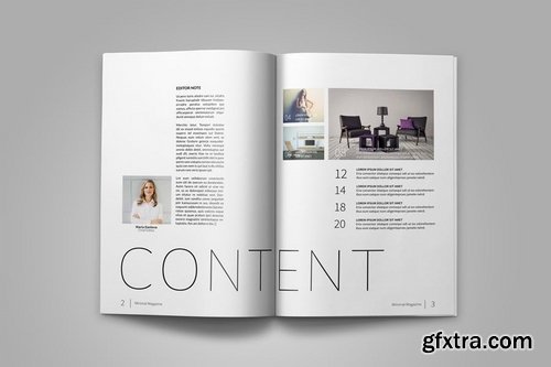 Minimal Magazine Template