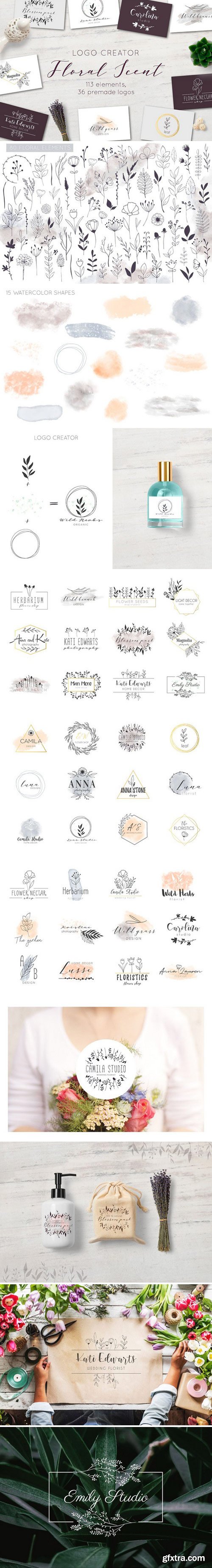 CM - Floral Scent LOGO CREATOR 2147698