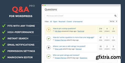 CodeCanyon - DW Question & Answer Pro v1.1.3 - WordPress Plugin - 15057949