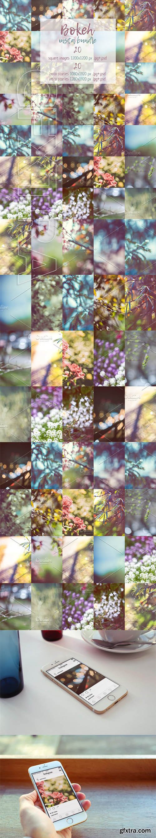 CreativeMarket - Magic Bokeh Insta Bundle 2247264