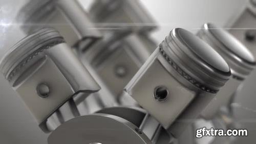 MotionArray - Close-up Of Engine Pistons Motion Graphics 58812