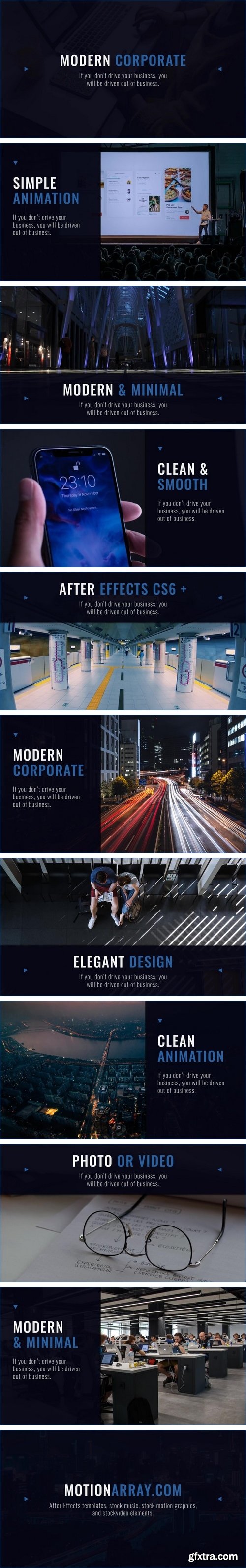 MotionArray - Modern Corporate After Effects Templates 58867