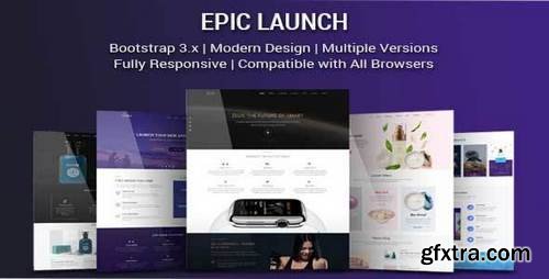 ThemeForest - Epic Launch v1.0 - High-Converting Landing Page Template 20831859