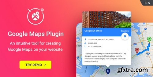 CodeCanyon - WP Google Maps v1.1.0 - Map Plugin for WordPress 20574814