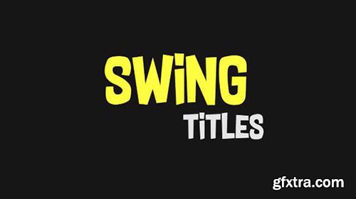 Funny Swing Titles - Premiere Pro Templates 36247