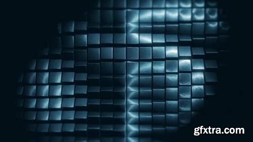 MotionArray - Dark Metal Squares Background Motion Graphics 56841