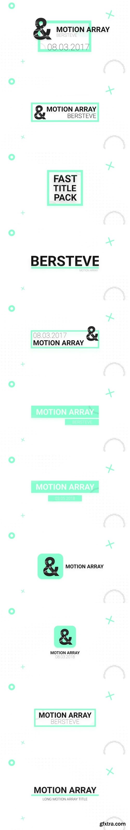 MotionArray - Fashion Titles Premiere Pro Templates 58538