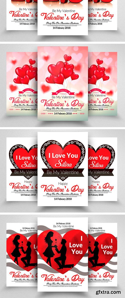 CM - 10 Valentines Day Flyer Bundle 2173339